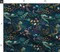 Mermaid Dark Teal Girls Fantasy Magic Underwater Under The Sea Instruments Fairy Children Ocean Custom Printed Fabric by Spoonflower Various Fabrics by the Yard or Fat Quarter